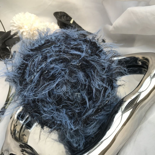 Misty Summits DIY Hand-Blended Long-Pile Yarn; Mohair; For Knitting & Weaving