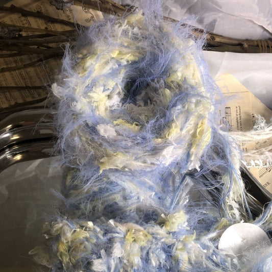 Summer Night Hand-Blended Long-Pile Yarn