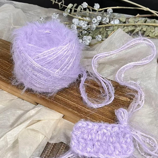 Lavender Ballet DIY Hand-Blended Handmade Hand-Mixed Yarn
