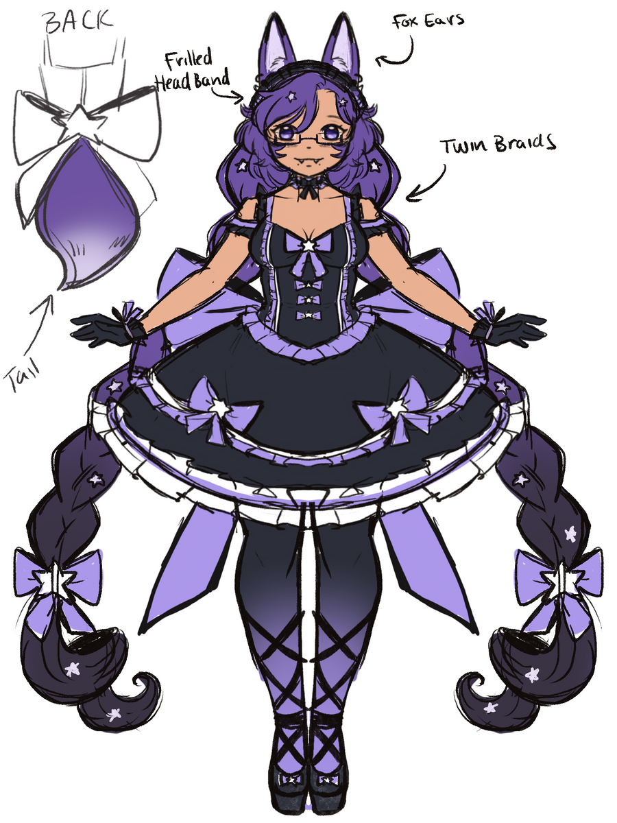 Custom Doll in Twilight Lolita