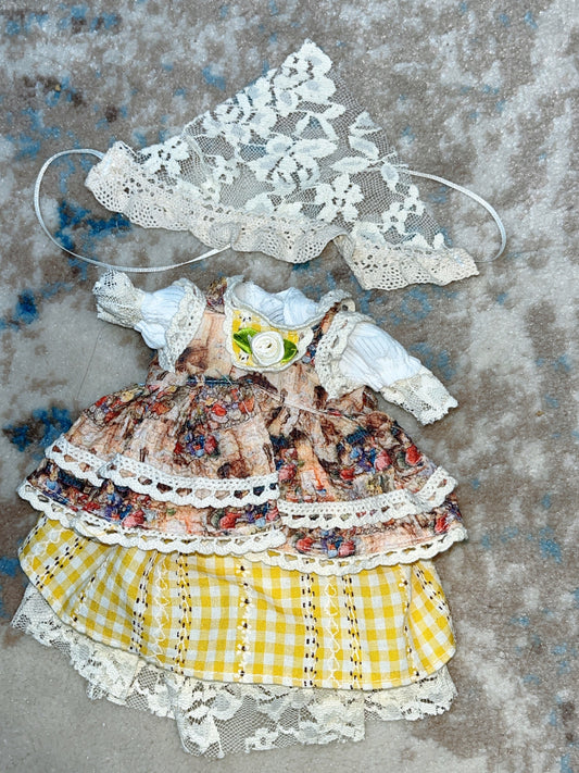 Light Yellow Skirt Set