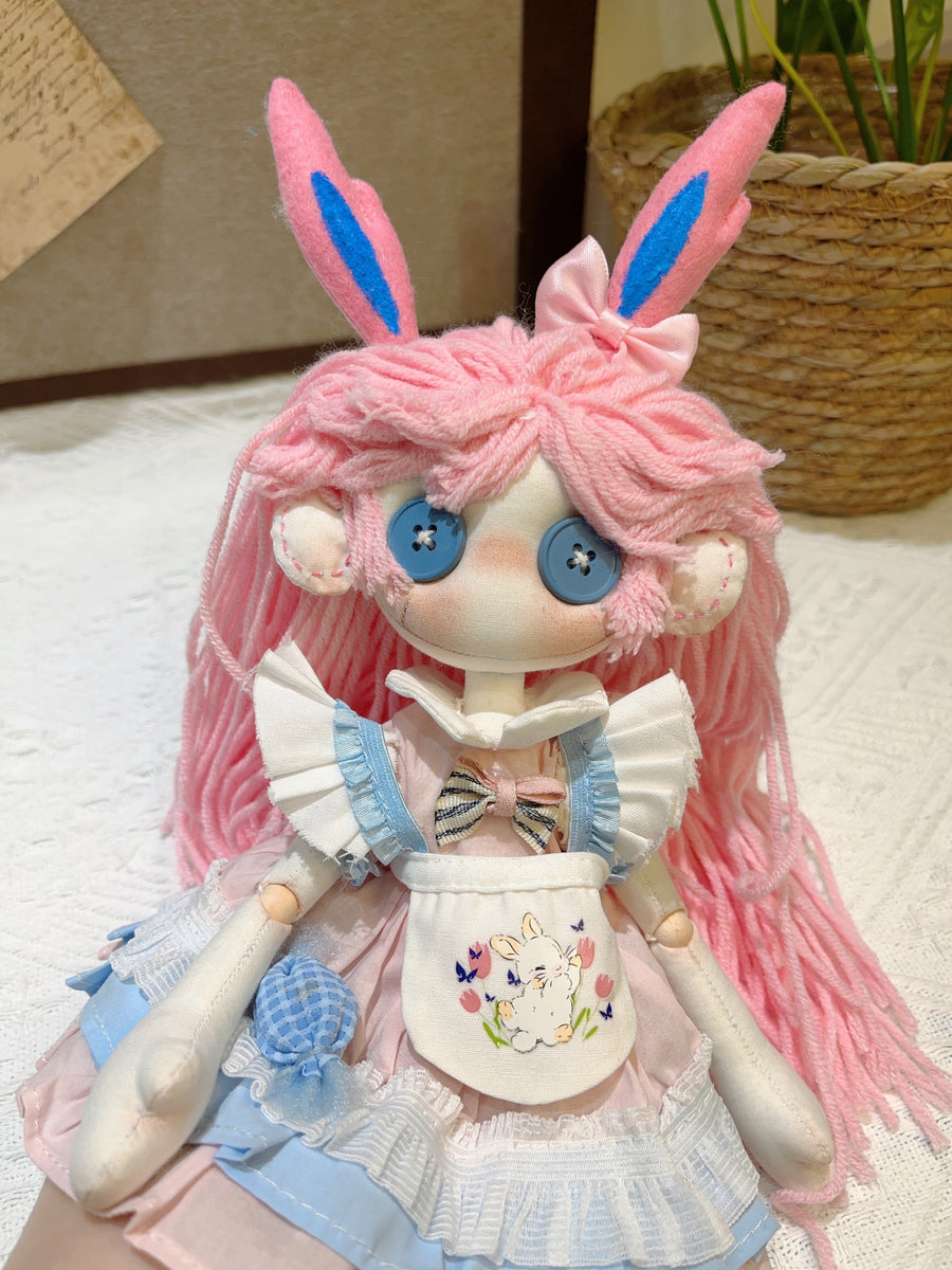 Custom Doll: Kim -- A Sylveon-Inspired Sweetheart 🥰💖