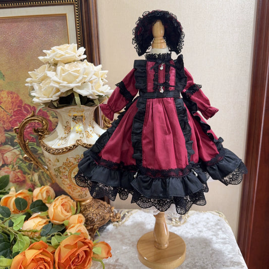 Lolita Black and Red Six-point Dress