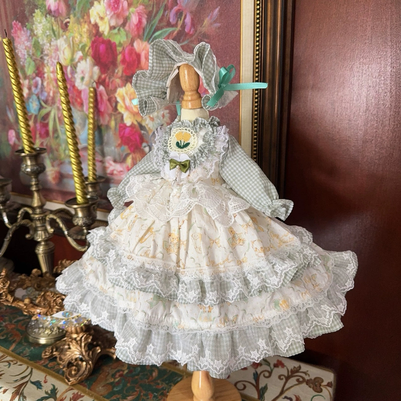 Lolita Heavy Green Dress Six Points