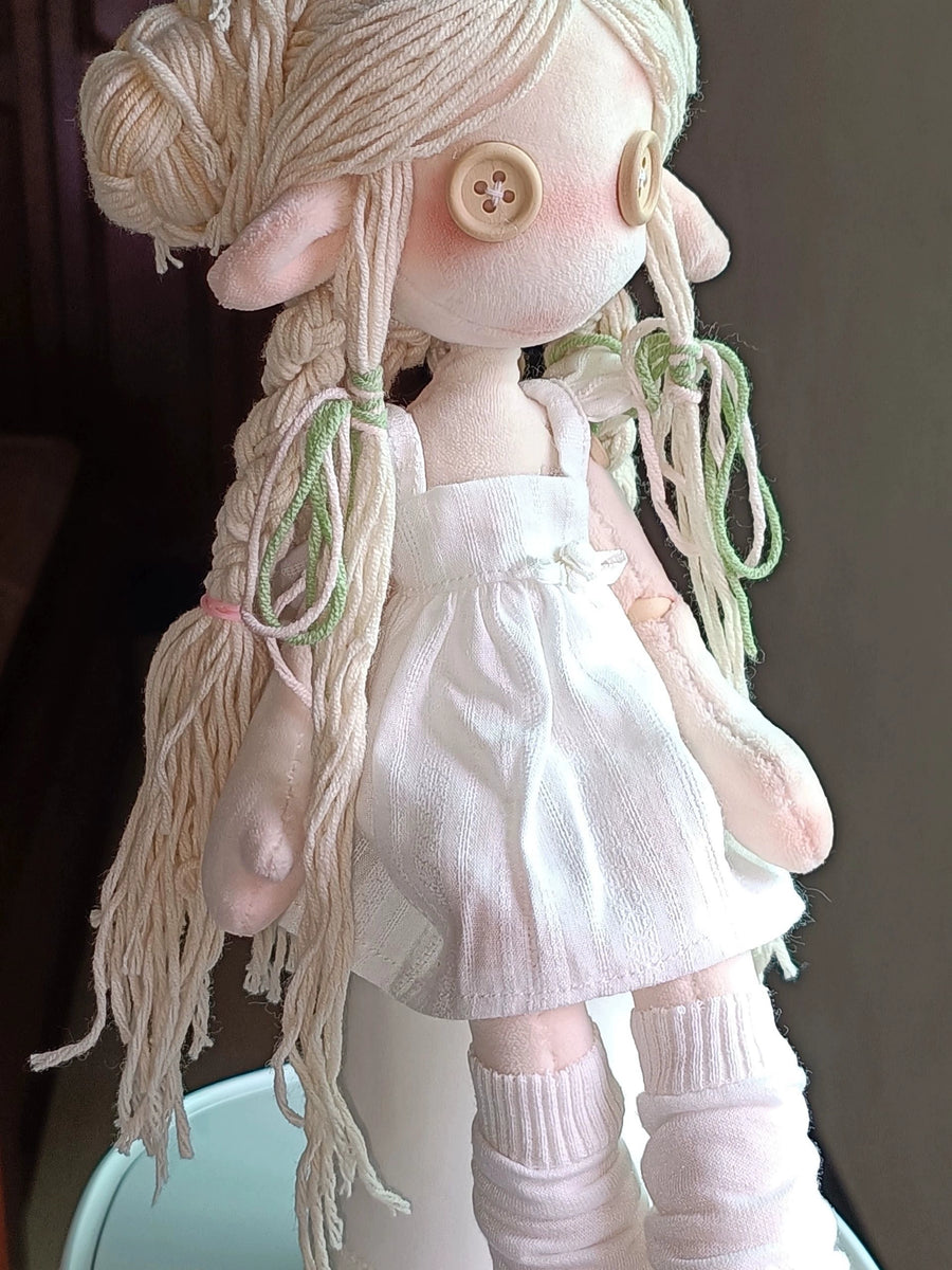 Soft Blush Elf Doll Body Kit (30cm Button-Eyed Doll)