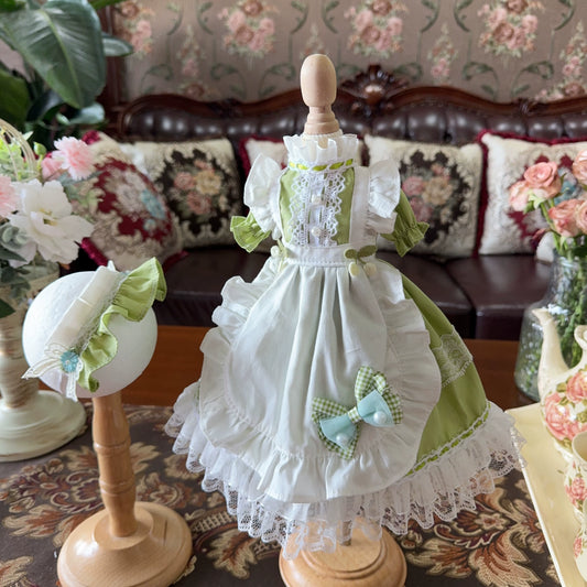 Six-point Skirt Light Green Dres