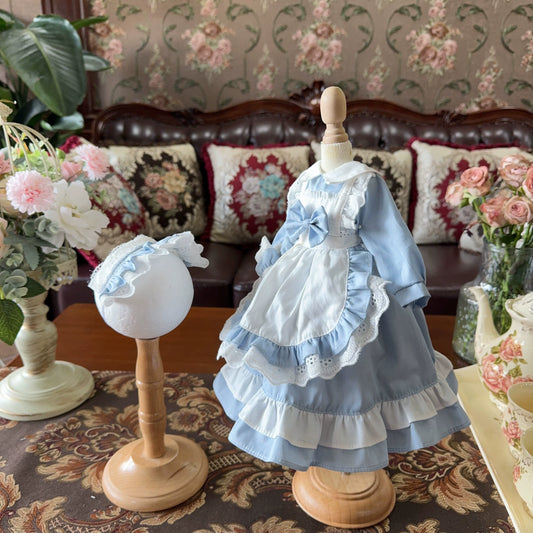 Six Point Blue Bow Lolita Dress