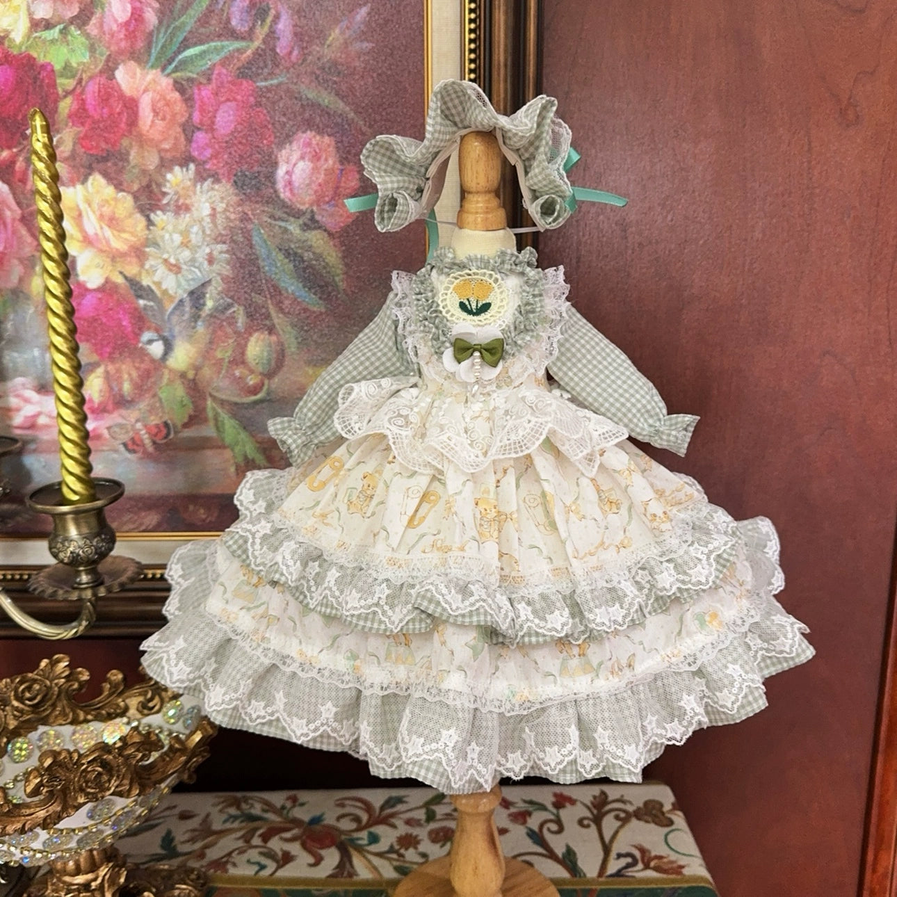 Lolita Heavy Green Dress Six Points