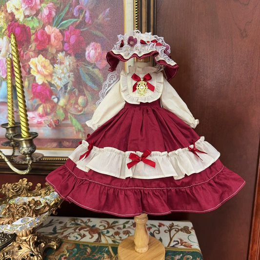 Six-point Lolita Red Dress