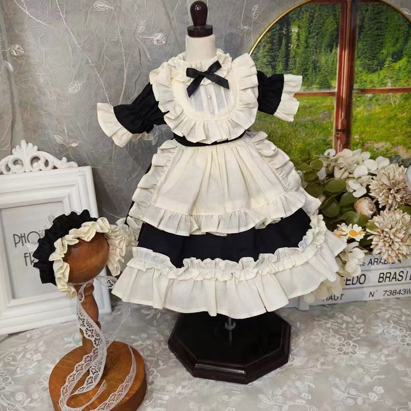 Cute Lolita Doll Dress Handmade Doll Clothes, 6 inches