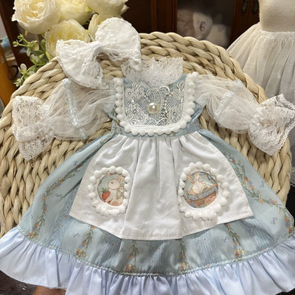 Doll Clothes Kawaii Bow Dress for 12 inches Doll