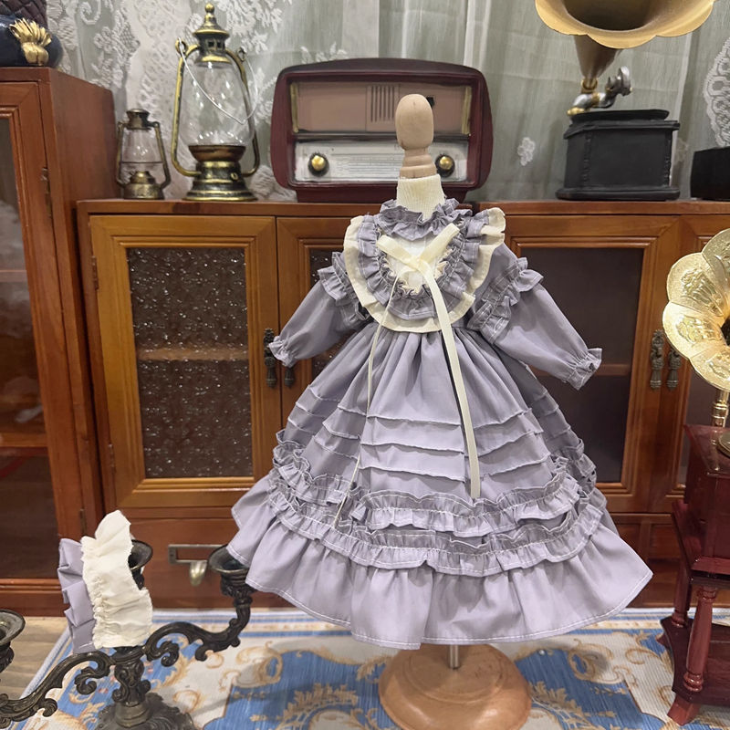 Doll Clothes Lavender Waves Dress for 12 inches Doll