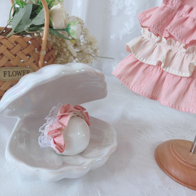 Handmade Doll Clothes Pink Dress for 12 inches Doll