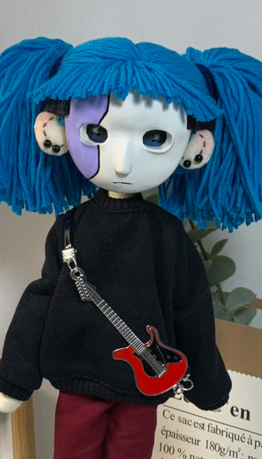 Sally Face Handmade Art Doll – The Gentle Mystery