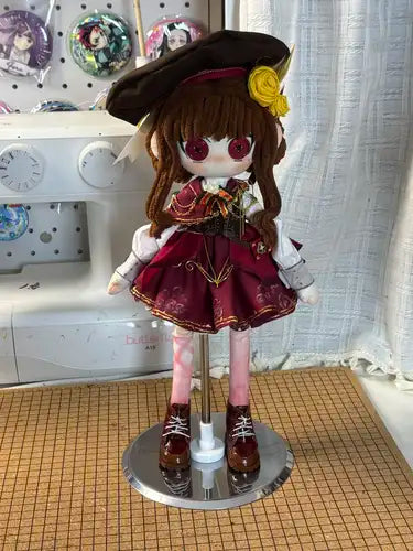 Custom Doll--Girl in Red Lolita