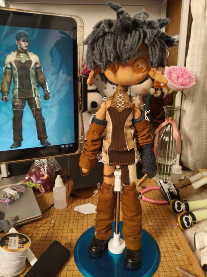 Custom Doll 12''  Neven from Monster Hunter Wilds