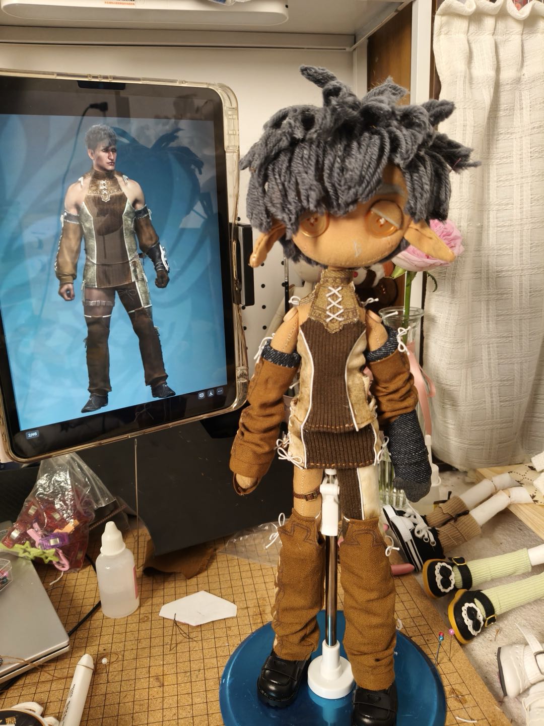 Custom Doll 12''  Neven from Monster Hunter Wilds