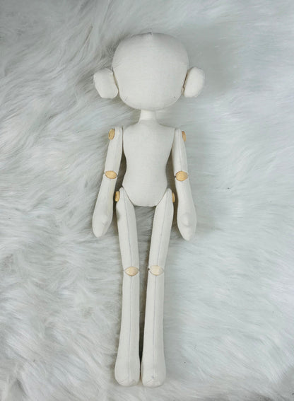 DIY Button-Eyed Doll Pattern | PDF Download | Pattern Only